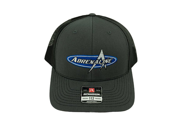 Adrenaline Richardson 112 Snapback Trucker Hat - Charcoal / Black - Adrenaline