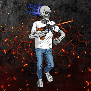 Adrenaline Skully NFT - Hellfire in Casual - Adrenaline