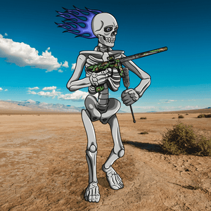 Adrenaline Skully NFT - Unger Games in Bones with Swab - Adrenaline