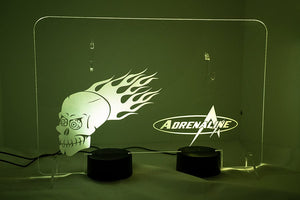 แท่นโชว์ Adrenaline มีไฟ - ใส พร้อมชุด LED หลายสี 2 ชุด - Adrenaline