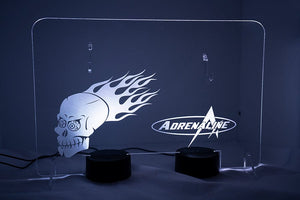 แท่นวางโชว์ Adrenaline แบบมีไฟ - ใส พร้อมชุดไฟ LED หลายสี 2 ชุด - Adrenaline